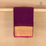 Semi Mysore Silk Sarees - Deep Purple SASFS36804
