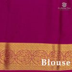 Semi Mysore Silk Sarees - Deep Purple SASFS36804 - Image 3