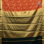 Semi Mysore Silk Sarees - Rust Orange SASFS36806 - Image 4