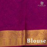 Semi Mysore Silk Sarees - Blue SASFS36807 - Image 3