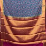 Semi Mysore Silk Sarees - Blue SASFS36807 - Image 4