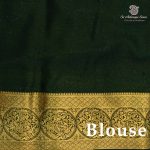 Semi Mysore Silk Sarees - Pea Green SASFS36808 - Image 3