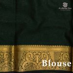 Semi Mysore Silk Sarees - Dark Maroon SASFS36809 - Image 3