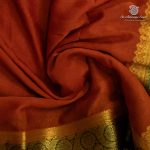 Semi Mysore Silk Sarees - Rust Orange SASFS36810 - Image 2