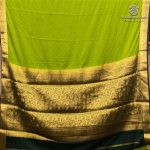 Semi Mysore Silk Sarees - Pea Green SASFS36811 - Image 4