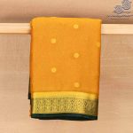 Semi Mysore Silk Sarees - Mustard Yellow SASFS36813