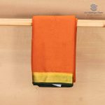 Semi Mysore Silk Sarees - Rust Orange SASFS36814