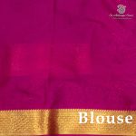 Semi Mysore Silk Sarees - Dark Purple SASFS36815 - Image 3