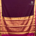 Semi Mysore Silk Sarees - Dark Purple SASFS36815 - Image 4