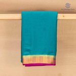 Semi Mysore Silk Sarees - Dark Aqua Green SASFS36816