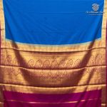 Semi Mysore Silk Sarees - Blue Grotto SASFS36817 - Image 4