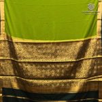 Semi Mysore Silk Sarees - Pea Green SASFS36819 - Image 4