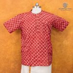 UGA Men's Kurtas - Dark Red SASK0036994
