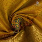 Semi Silk Cotton Printed Sarees – Mustard Yellow SASPC37046 - Image 2