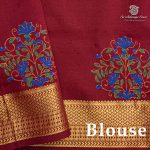 Semi Silk Cotton Printed Sarees – Mustard Yellow SASPC37046 - Image 3