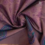 Semi Silk Cotton Printed Sarees – Dual Shade Lilac SASPC37047 - Image 2