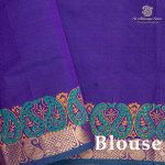 Semi Silk Cotton Printed Sarees – Dual Shade Lilac SASPC37047 - Image 3
