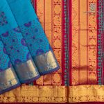 Semi Silk Cotton Printed Sarees – Cerulean Blue SASPC37050