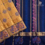 Semi Silk Cotton Printed Sarees – Dark Beige SASPC37051