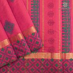 Semi Silk Cotton Printed Sarees – Lotus Pink SASPC37056