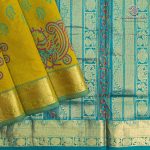 Semi Silk Cotton Printed Sarees – Sambangi Green SASPC37058