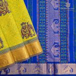 Semi Silk Cotton Printed Sarees – Chartreuse SASPC37060