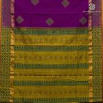 Semi Silk Cotton Printed Sarees – Vivid Purple SASPC37071 - Image 4