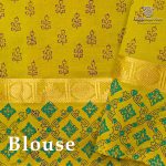 Semi Silk Cotton Printed Sarees – Vivid Purple SASPC37071 - Image 3