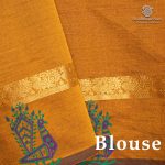 Semi Silk Cotton Printed Sarees – Vivid Purple SASPC37072 - Image 3