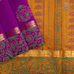 Semi Silk Cotton Printed Sarees – Vivid Purple SASPC37074