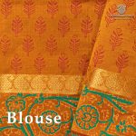 Semi Silk Cotton Printed Sarees – Maroon SASPC37076 - Image 3