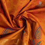 Semi Silk Cotton Printed Sarees – Reno Sand SASPC37077 - Image 2