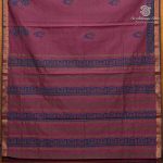 Semi Silk Cotton Printed Sarees – Onion Pink SASPC37080 - Image 4