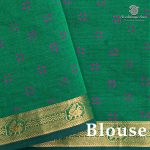Semi Silk Cotton Printed Sarees – Dark Majenta SASPC37084 - Image 3