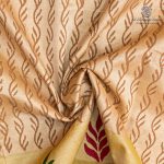 Semi Silk Cotton Printed Sarees – Ivory SASPC37087 - Image 2