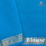 Semi Silk Cotton Sarees – Dual Shade Green SASPC37095 - Image 3