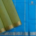 Semi Silk Cotton Sarees – Dual Shade Green SASPC37095