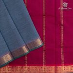 Semi Silk Cotton Sarees – Dark Grey SASPC37096