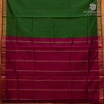 Semi Silk Cotton Sarees – Mehandi Green SASPC37098 - Image 4