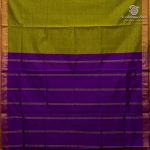 Semi Silk Cotton Sarees – Sambangi Green SASPC37099 - Image 4