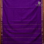 Semi Silk Cotton Sarees – Vivid Purple SASPC37100 - Image 3