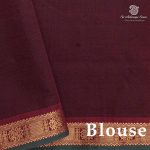 Semi Silk Cotton Sarees – Rust SASPC37105 - Image 3