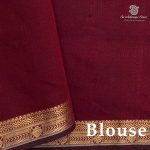 Semi Silk Cotton Sarees – Blue Grey SASPC37107 - Image 3
