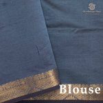 Semi Silk Cotton Sarees – Parrot Green SASPC37109 - Image 3