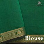 Semi Silk Cotton Sarees – Maroon SASPC37110 - Image 3