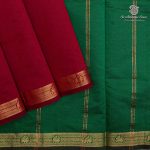 Semi Silk Cotton Sarees – Maroon SASPC37110