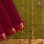 Semi Silk Cotton Sarees – Maroon SASPC37112