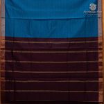 Semi Silk Cotton Sarees – Cerulean Blue SASPC37113 - Image 4