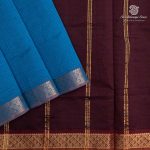 Semi Silk Cotton Sarees – Cerulean Blue SASPC37113