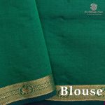 Semi Silk Cotton Sarees – Dark Majenta SASPC37114 - Image 3
